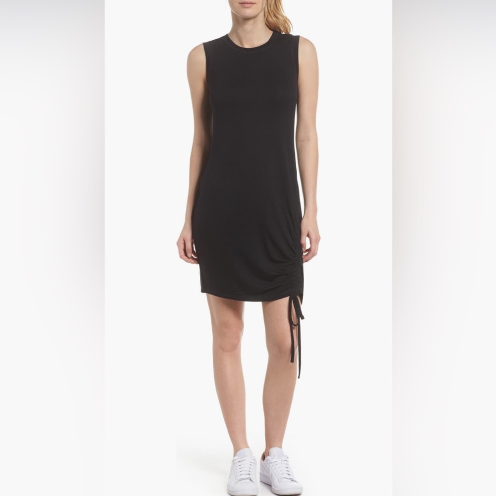 Zella Post Studio Dress Black Sz XS